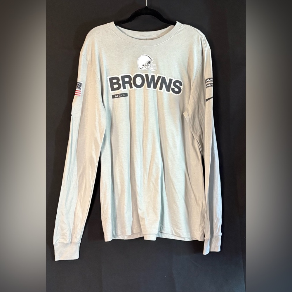 Nike Cleveland Browns Salute to Service Long Sleeve Tee Men’s Medium